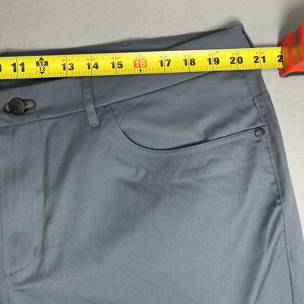 Public Rec Mens Dealmaker Performance Straight Leg Slate Gray Chino Pants 40x32‎